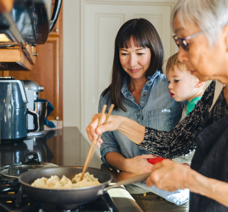 familiy cooking
